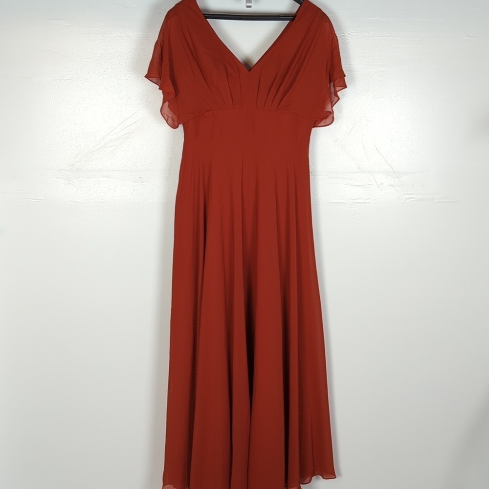 JJ's House NWT Chiffon Bridesmaid Maxi Dress